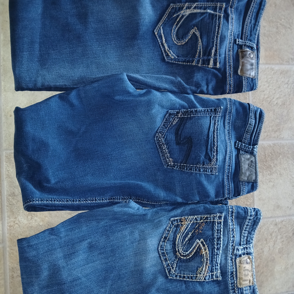 Silver Jeans Women's Relaxed Blue Jeans